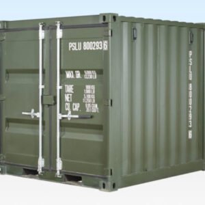 8ft One Trip Shipping Container Green