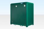 1+1 Double Mains Toilet 8Ft x 5Ft (Green) Online | R-H Container Service