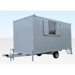 16Ft x 7Ft 6in Steel Mobile Anti-Vandal Office Cabin