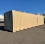 40ft shipping container with man door