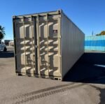 40ft shipping container with man door