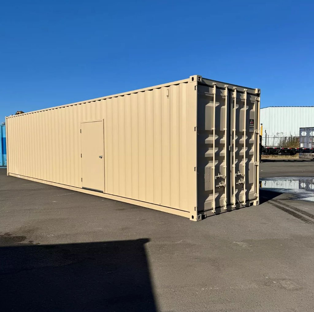 40ft shipping container with man door 40ft shipping container with man door