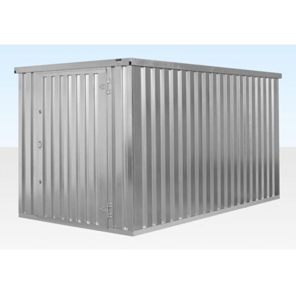 4M X 2.1M Flat Pack Container Store – Galvanised 4M X 2.1M Flat Pack Container Store – Galvanised