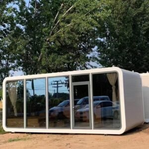 Hot Insulation Prefab 40ft Container Capsule Pre Built Houses