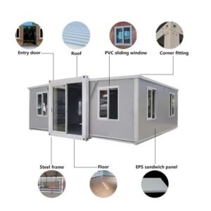 Hot Selling Mobile Prefab House Wind Resistance Modern Manufactured Homes