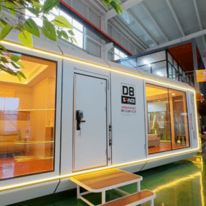 Wind Resistance Prefabricated House Quick Setup Space Capsule House