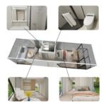 Wind Resistance Waterproof Space Capsule House Garden Prefabricated Homes