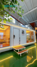 Wind Resistance Waterproof Space Capsule House Garden Prefabricated Homes