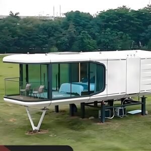 Wind Resistance Waterproof Space Capsule House Garden Prefabricated Homes